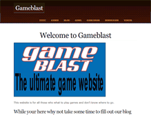 Tablet Screenshot of gameblast.weebly.com