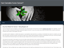 Tablet Screenshot of cannabiscurescancer.weebly.com