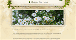 Desktop Screenshot of cherokeeroseherbal.weebly.com