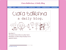 Tablet Screenshot of ciaraballerina.weebly.com