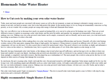 Tablet Screenshot of homemadesolarwaterheater.weebly.com