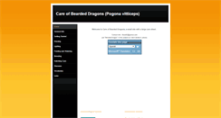 Desktop Screenshot of beardeddragoncaresheet.weebly.com