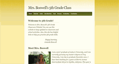 Desktop Screenshot of mrsboswells5thgradeclass.weebly.com