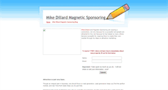 Desktop Screenshot of mikedillardmagneticsponsoring.weebly.com