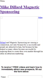 Mobile Screenshot of mikedillardmagneticsponsoring.weebly.com