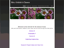 Tablet Screenshot of gehrke.weebly.com