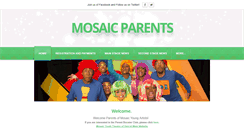 Desktop Screenshot of mosaicparents.weebly.com