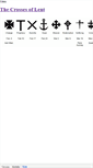 Mobile Screenshot of crossesoflent.weebly.com