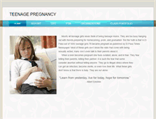 Tablet Screenshot of pregnanteens.weebly.com