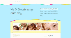 Desktop Screenshot of msoshaughnessy.weebly.com