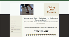Desktop Screenshot of clickityclackcloggers.weebly.com