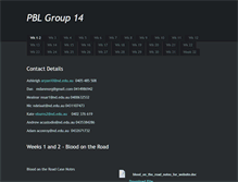 Tablet Screenshot of pbl14.weebly.com