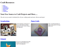 Tablet Screenshot of craft-resources.weebly.com