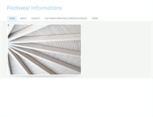 Tablet Screenshot of footwearinformationskd.weebly.com