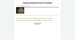 Desktop Screenshot of galewoodwinds.weebly.com
