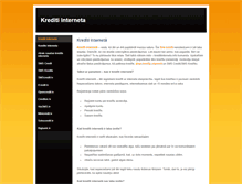 Tablet Screenshot of kreditiinterneta.weebly.com