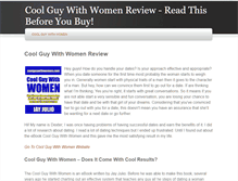 Tablet Screenshot of cool-guy-with-women-review.weebly.com