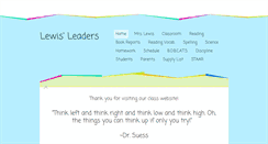 Desktop Screenshot of lewisleaders.weebly.com