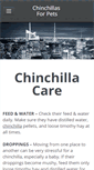 Mobile Screenshot of chinchillas4pets.weebly.com
