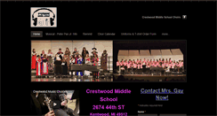 Desktop Screenshot of crestwoodmiddleschoolchoirs.weebly.com