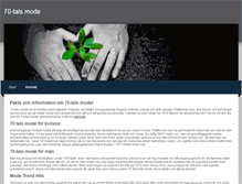 Tablet Screenshot of 70talsmode.weebly.com