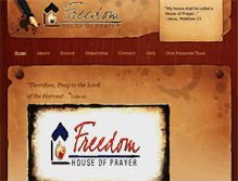 Tablet Screenshot of freedomhouseofprayer.weebly.com