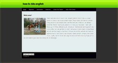 Desktop Screenshot of howtoride-english.weebly.com