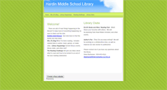 Desktop Screenshot of hardinmiddleschoollibrary.weebly.com