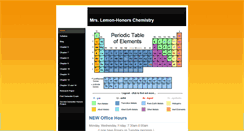 Desktop Screenshot of lemon-hchemistry.weebly.com