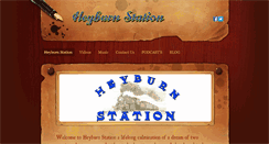 Desktop Screenshot of heyburnstation.weebly.com