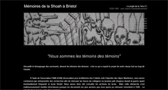Desktop Screenshot of memoiresdelashoahabristol.weebly.com