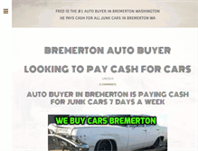 Tablet Screenshot of bremertonautobuyer.weebly.com