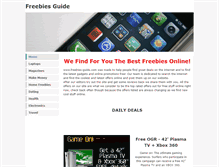 Tablet Screenshot of freebies-guide.weebly.com
