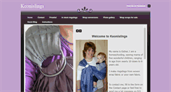 Desktop Screenshot of keonislings.weebly.com