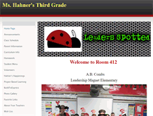 Tablet Screenshot of mshahnersclass.weebly.com