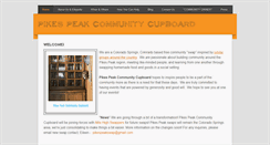 Desktop Screenshot of pikespeakcommunitycupboard1.weebly.com