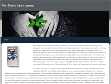 Tablet Screenshot of fort-myers-injury-lawyer.weebly.com