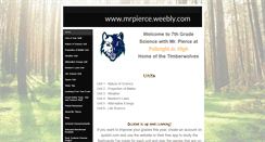 Desktop Screenshot of mrpierce.weebly.com