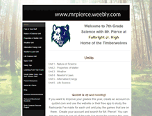 Tablet Screenshot of mrpierce.weebly.com