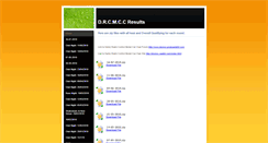 Desktop Screenshot of drcmccresults.weebly.com