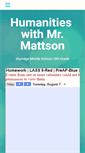 Mobile Screenshot of mrmattson.weebly.com