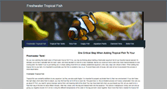 Desktop Screenshot of freshwatertropicalfish.weebly.com