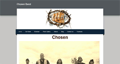 Desktop Screenshot of chosenband.weebly.com