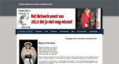 Desktop Screenshot of eilandvrouwen.weebly.com
