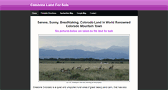 Desktop Screenshot of crestoneland.weebly.com