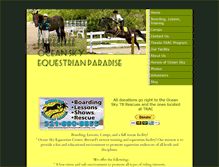 Tablet Screenshot of oceanskyequestrianparadise.weebly.com
