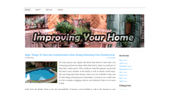 Desktop Screenshot of improvingyourhome.weebly.com