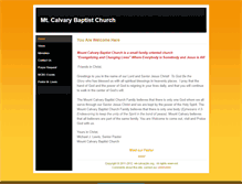 Tablet Screenshot of mt-calvarybc.weebly.com
