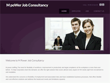 Tablet Screenshot of mpowerjobconsultancy.weebly.com