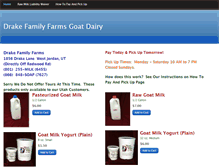 Tablet Screenshot of goatdairy.weebly.com